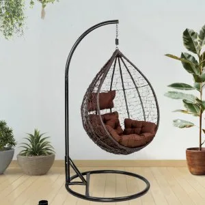 Buy tuxedo egg shape single seater swing upto 65%off
