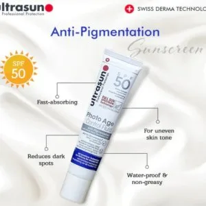 Anti-pigmentation sunscreen spf 50 pa++++ rating