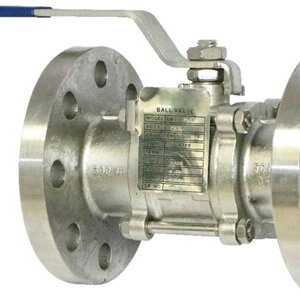 Manually operated ball valve