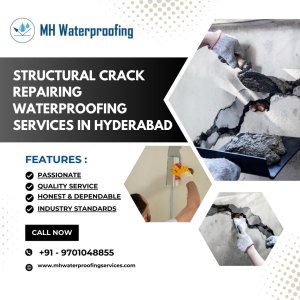 Structural crack repairing waterproofing services in hyderabad