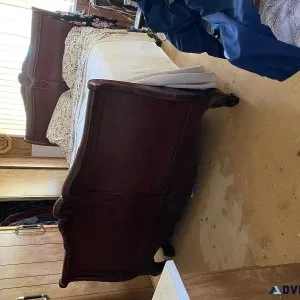 carved Mahogany Queen Bed