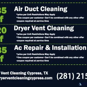 Almo Dryer Vent Cleaning Cypress