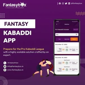 Hire fantasy kabaddi app development company in india