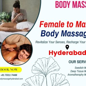 Get now female to male body massage in hyderabad with best price