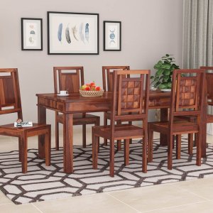 Buy solid wood dining table with bench | jodhpuri furniture