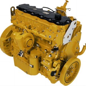 Cat c7 diesel engines radiator compressor battery
