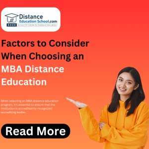 Mba distance education courses