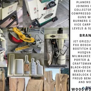 Online Woodworking Shop Estate Auction