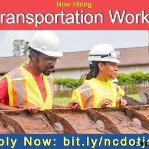 Transportation Worker IV - 4 Openings