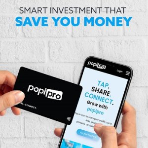 Popipro: revolutionize networking with electronic business cards