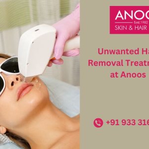 Permanent unwanted hair removal treatment at anoos