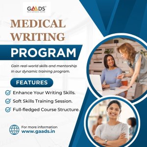 Best medical writing course in india offered by gaads learning