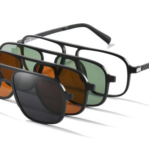 Shop magnetic clip-on glasses frames