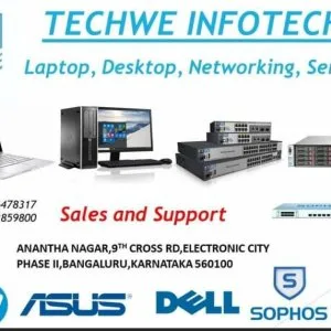 Desktop and laptop