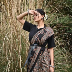 Buy ajrakh saree, stole, dupatta online - indiantesorocom