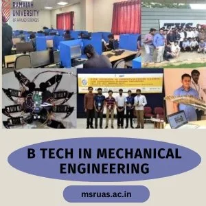 Mastering machines: btech in mechanical engineering