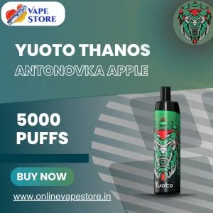Yuoto thanos antonovka apple 5000 puffs