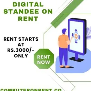 Digital standee on rent starts at rs3000/- only in mumbai