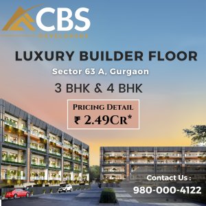 Cbs developers | luxury builder floor in gurgaon