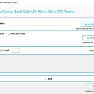 How can i convert excel to vcard?