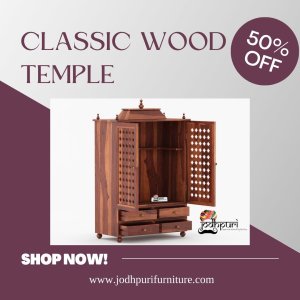 Buy wooden temple for home - best price with upto 55% off
