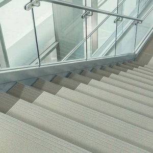 Seamless integration w matching staircase tiles