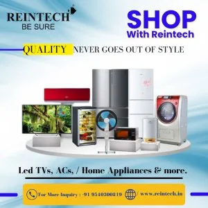 Reintech led tvs acs and home appliances manufacturer company, 