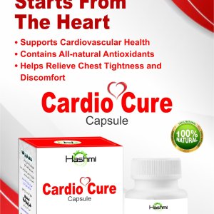 Natural cardio cure capsule for a healthy heart