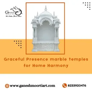 Graceful presence marble temples for home harmony