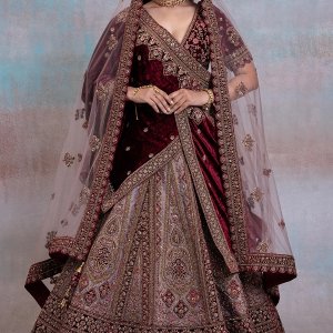 Buy latest bridal lehenga online at samyakk