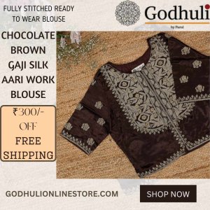 Emroidered blouse new designs from godhuli online store