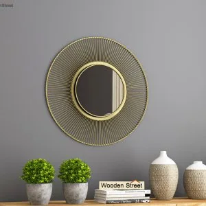 Buy drape metal mirror with frame at 25% off online