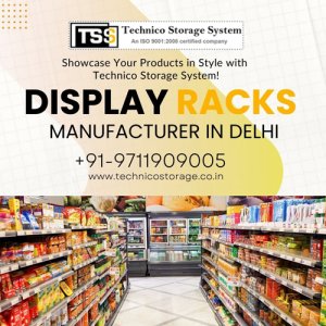 Reliable display racks manufacturer in delhi