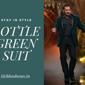 Bottle green suit