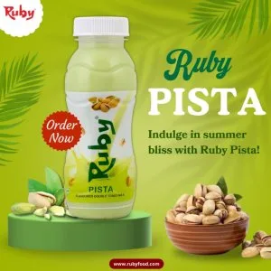 Tasty pista milkshake by rubyfood