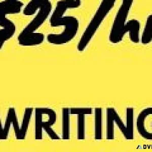 Your writing skills are in demand.