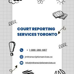 Court reporting services toronto