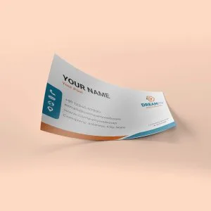 Glossy laminated visiting card