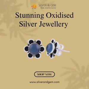 Stunning oxidised silver jewellery