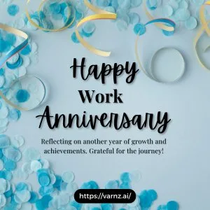 Ai generated work anniversary cards | varnz