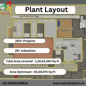 What role does safety play in the design of a plant layout?