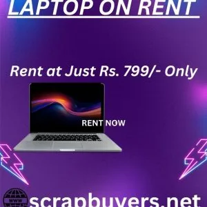 Laptop on rent at rs 799/- only