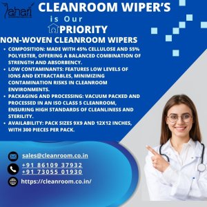 Premium cleanroom wipers by lahari enterprises