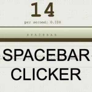 Spacebar clicker