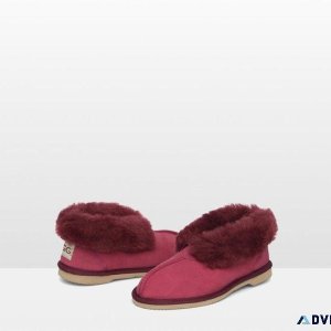 Adult s Classic Sheepskin Slipper  Burgundy Boots