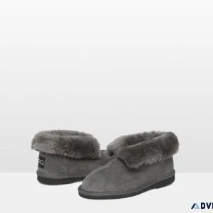 Adult s Classic Sheepskin Slipper  Grey  Ugg Slipper Boots