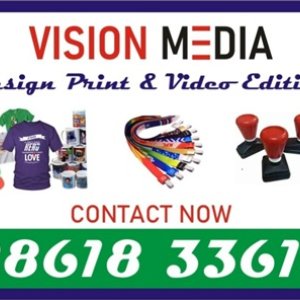 Vision media rubber stamp plastic id card privilege card 1949