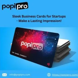 Sleek business cards for startups - make a lasting impression