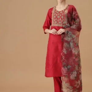 New red color suits online designs online