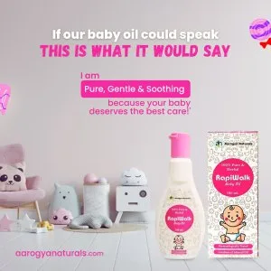 Naturally nourishing baby massage oil - rapiwalk